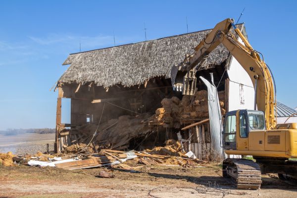 Barn Demolition in Longmont