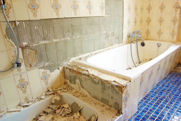 Shower Demolition in Longmont