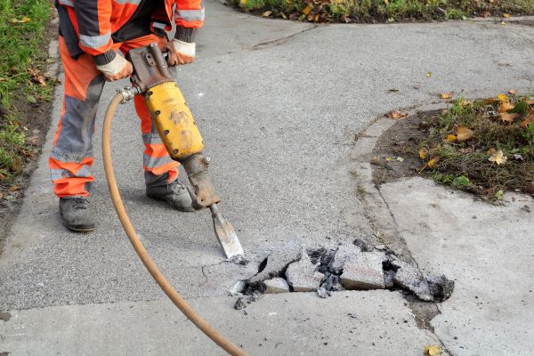 Concrete Sidewalk Removal in Longmont